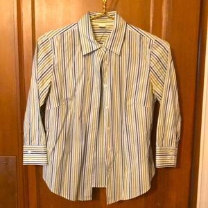J Crew striped button up